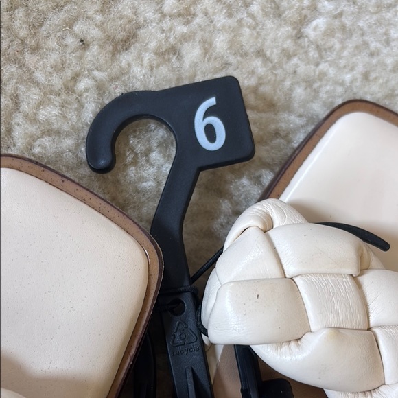 Time and Tru Cream Braided Slide Sandals - Picture 4 of 5